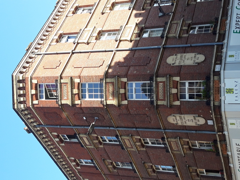 Crédit photo : cerema Collectif en brique manufacturée, centre ville